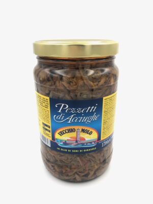 ベッキオモロ　ピースアンチョビひまわりオイルヅケ1650g（イタリア産）