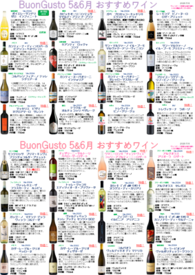 ブォングスト 2026年５月６月 おすすめワイン【食材だけじゃない！ワインも厳選のブォングスト】