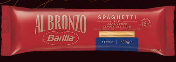 バリラ アルブロンゾ スパゲッティ ブロンズダイス