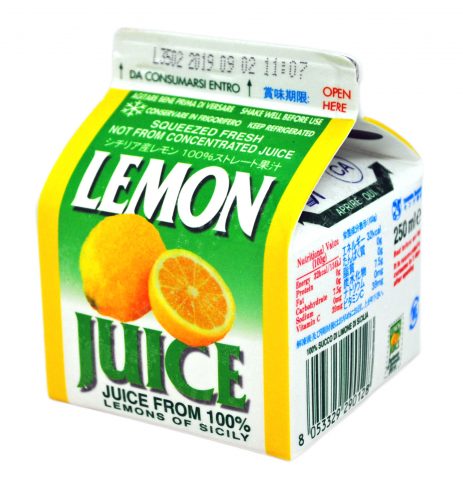 冷凍レモンジュース